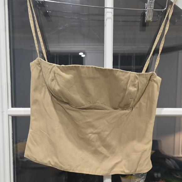 HOUSE OF CB 'Audette' Camel Structured Corset NWOT - Picture 4 of 6